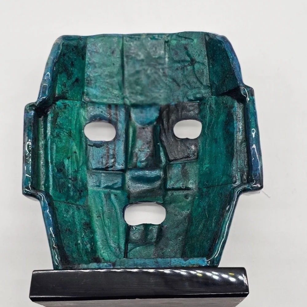 Vintage Multi Color Mask On Black Base